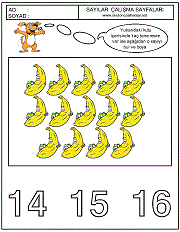 okul öncesi sayı kavram çalışmaları